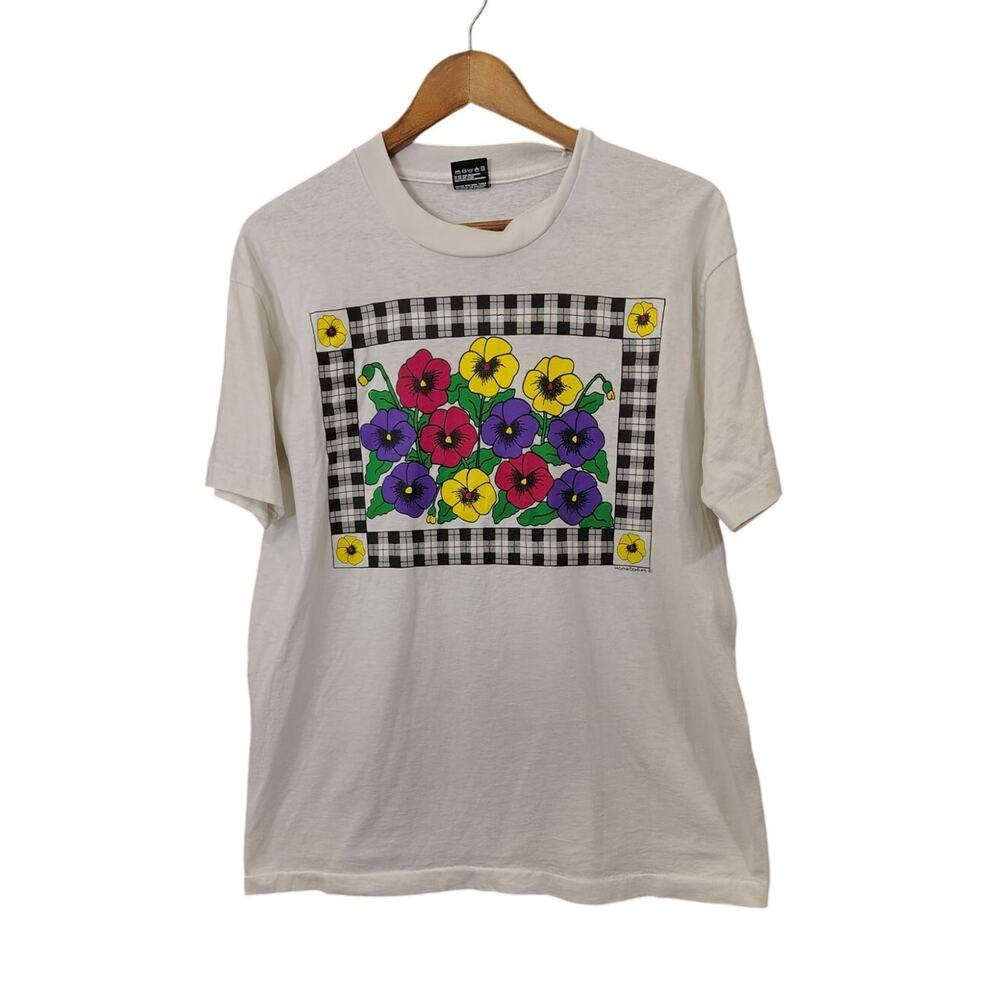 Vintage "Best" Fruit of the Loom Floral T-shirt